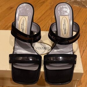Black Strappy Heels